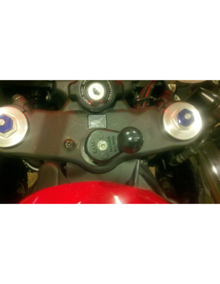 RAM® Fork Stem Mount with RAM® Finger-GripT GPS/Radio Holder