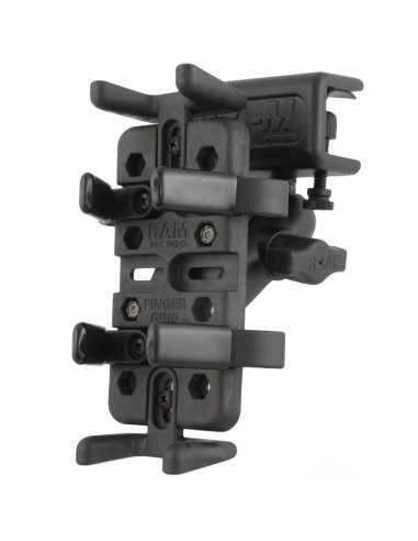 RAM® Finger-Grip® Universal Holder with Glare Shield Clamp Mount