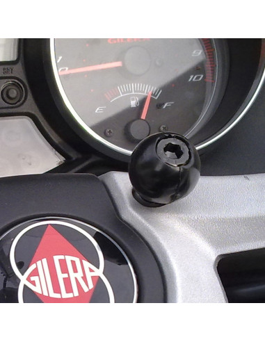 RAM® Motorcycle Handlebar Clamp Mount with M8 Bolts - Medium