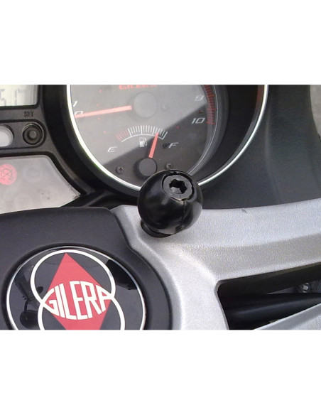 RAM® Motorcycle Handlebar Clamp Mount with M8 Bolts - Short