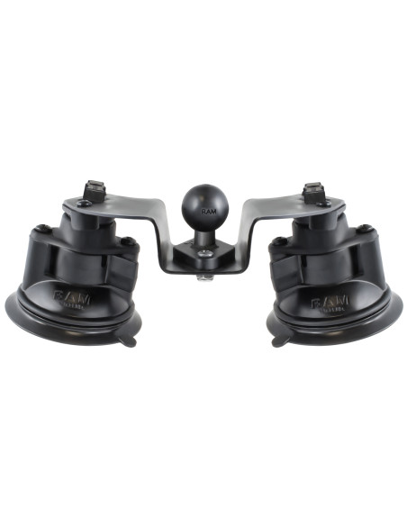 RAM® Twist-LockT Dual Pivot Suction Cup Base with Ball