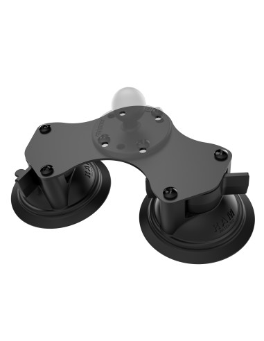 RAM® Twist-LockT Dual Suction Cup Base