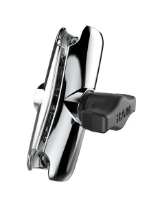 RAM® Chrome Double Socket Arm - B Size Medium