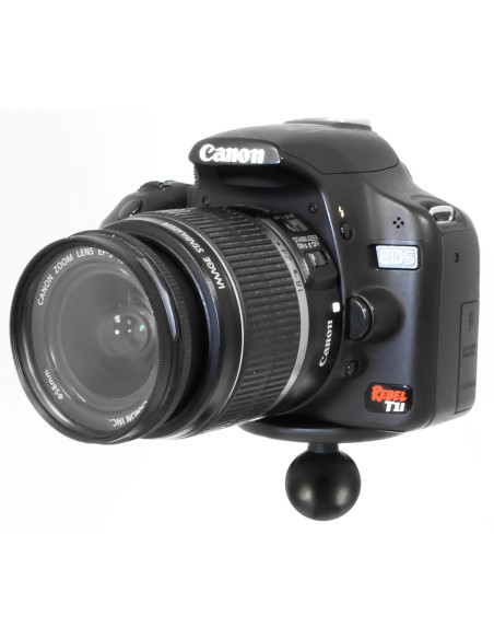 RAM® Ball Adapter with Round Plate and 1/4"-20 Threaded Stud - B Size