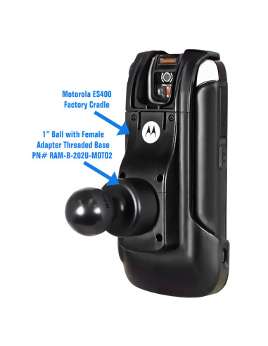 RAM® Female Threaded Ball Adapter for Motorola ES400, MC45 & TC55