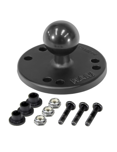 RAM® Ball Adapter with Hardware for Raymarine Dragonfly - B Size