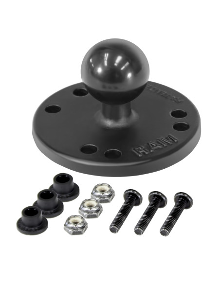 RAM® Ball Adapter with Hardware for Raymarine Dragonfly - B Size