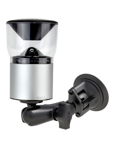 RAM® Twist-LockT Suction Cup Mount with 1/4"-20 Camera Adapter - Medium