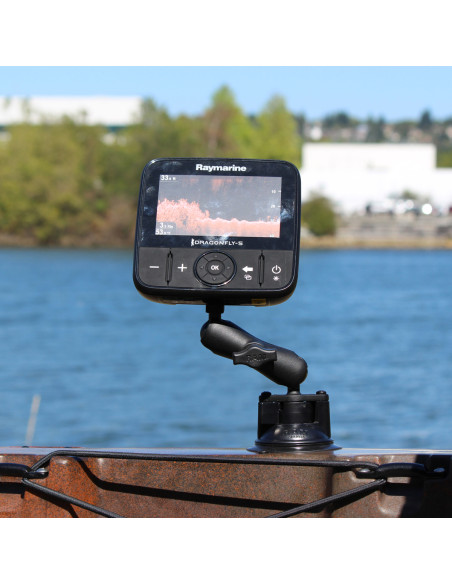 RAM® Twist-LockT Suction Cup Mount for Raymarine Dragonfly