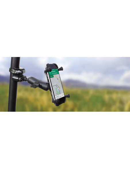 RAM® X-Grip® Large Phone Mount with ATV/UTV Rail Base