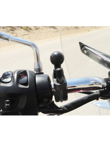 RAM® Handlebar U-Bolt Base for Rails 0.5" to 1" in Diameter - B Size