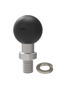 RAM® Ball Adapter with 3/8"-16 Threaded Post & Lock Washer - B Size