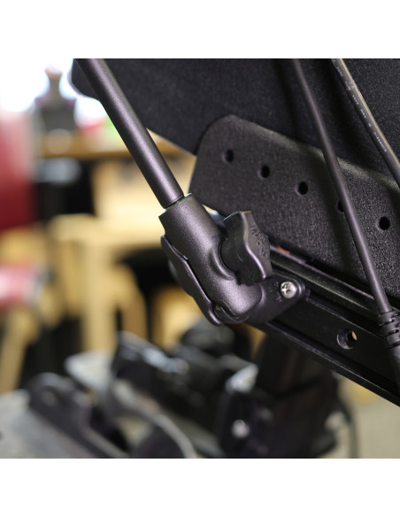 RAM® X-Grip® Phone Mount for Wheelchair Seat Tracks