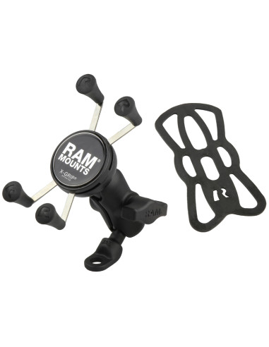 RAM® X-Grip® Phone Mount with 9mm Angled Bolt Head Adapter