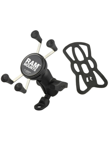 RAM® X-Grip® Phone Mount with 9mm Angled Bolt Head Adapter