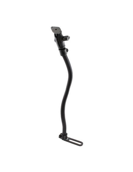 RAM® PodT I Vehicle Mount with 18" Aluminum Rod and Diamond Plate