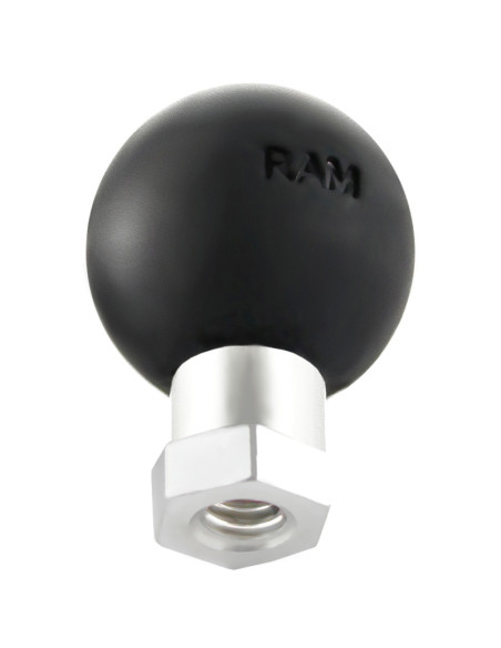 RAM® Ball Adapter with 1/4" - 20" Threaded Hole and Hex Post - B Size RAM® Ball Adapter with 1/4" - 20" Threaded Hole and Hex Post - B Size