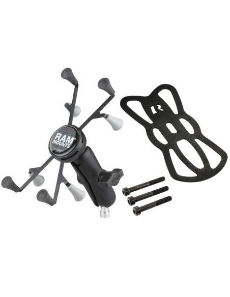 RAM® X-Grip® with Motorcycle Handlebar Clamp Base for 7"-8" Tablets
