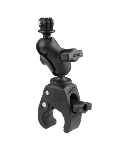 RAM® Tough-ClawT Clamp Mount with Action Camera Adapter - Aluminum