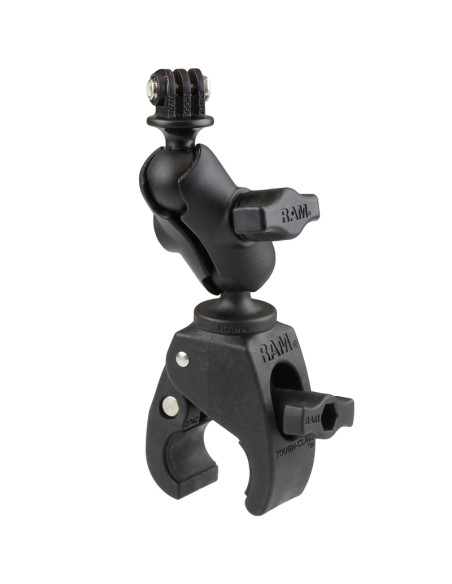 RAM® Tough-ClawT Clamp Mount with Action Camera Adapter - Aluminum