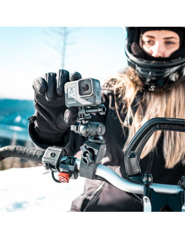 RAM® Tough-ClawT Clamp Mount with Action Camera Adapter - Aluminum