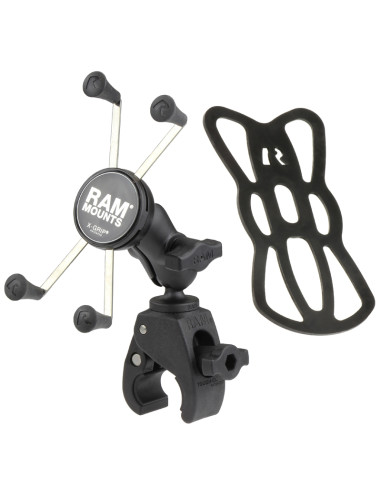 RAM® X-Grip® Large Phone Mount with Tough-ClawT Small Clamp Base - Short