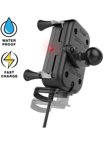 RAM® Tough-ChargeT 15W Wireless Charging Mount with Tough-ClawT