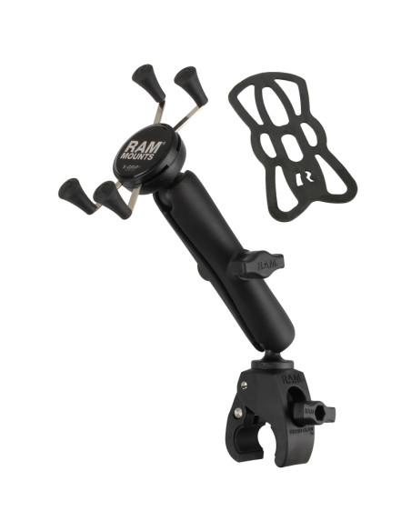 RAM® X-Grip® Phone Mount with RAM® Tough-ClawT Small Clamp Base - Long