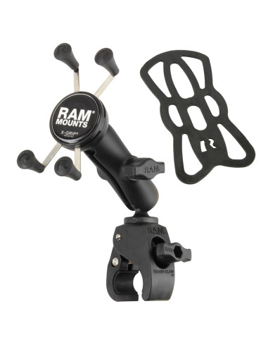 RAM® X-Grip® Phone Mount with RAM® Tough-ClawT Small Clamp Base - Medium