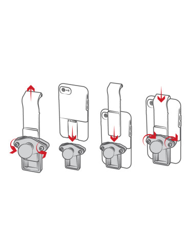 RAM® Tough-ClawT Small Clamp Mount for Phones with OtterBox uniVERSE
