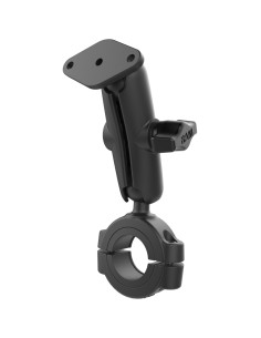 RAM® TorqueT Large Rail Base with Diamond Plate - Medium