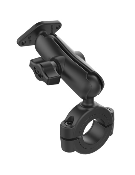 RAM® TorqueT Large Rail Base with Diamond Plate - Medium