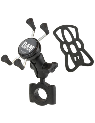 RAM® X-Grip® Phone Mount with RAM® TorqueT Large Rail Base - Short