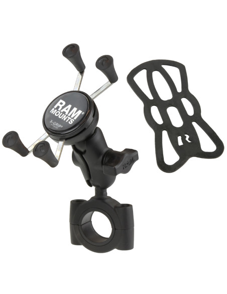 RAM® X-Grip® Phone Mount with RAM® TorqueT Large Rail Base - Short