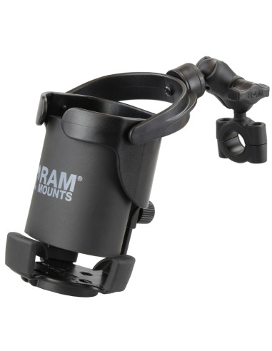 RAM® Level CupT XL 32oz Drink Holder with RAM® TorqueT Medium Rail Base