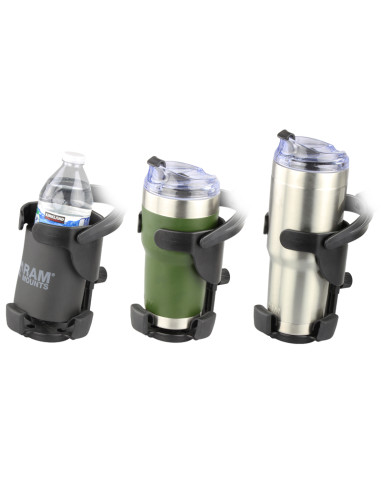 RAM® Level CupT XL 32oz Drink Holder with RAM® TorqueT Medium Rail Base