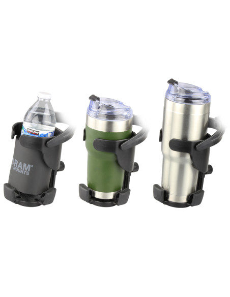 RAM® Level CupT XL 32oz Drink Holder with RAM® TorqueT Medium Rail Base