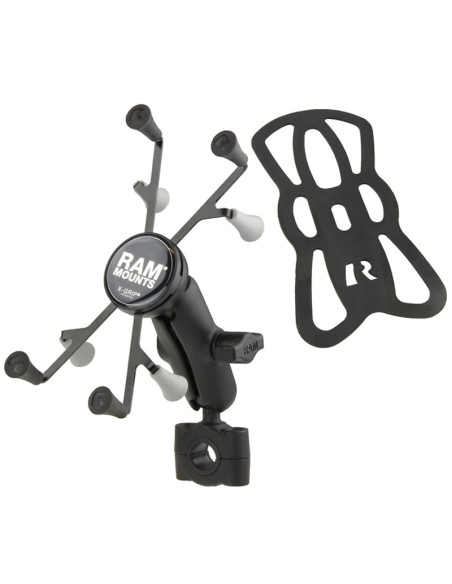 RAM® X-Grip® with RAM® TorqueT Medium Rail Base for 7"-8" Tablets
