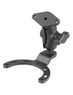 RAM® Small Gas Tank Mount with Diamond Plate