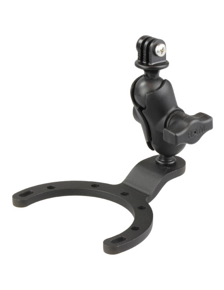 RAM® Large Gas Tank Mount with Universal Action Camera Adapter