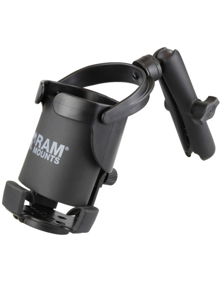 RAM® Level CupT XL 32oz Drink Holder with Double Socket Arm RAM® Level CupT XL 32oz Drink Holder with Double Socket Arm
