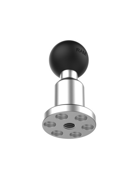 RAM® Aluminum Pin-Lock Ball Adapter with 1/4"-20 Female Thread - B Size