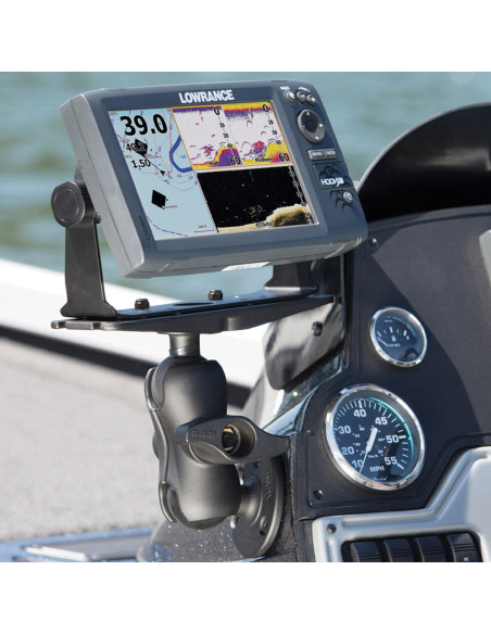 RAM® Large Marine Electronics Mount - D Size Short