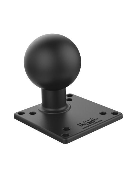 RAM® Steel Reinforced 100x100mm VESA Plate with Ball - E Size