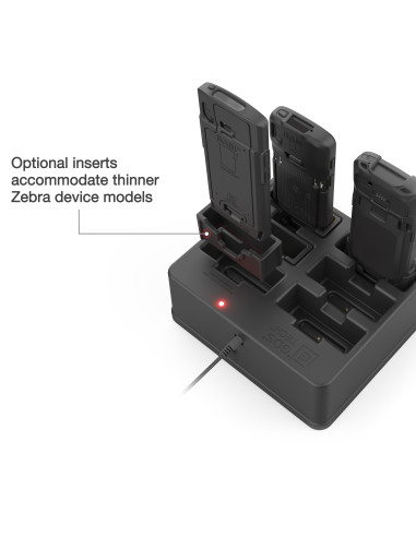 GDS® 6-Port Powered Dock for Handhelds with IntelliSkin®