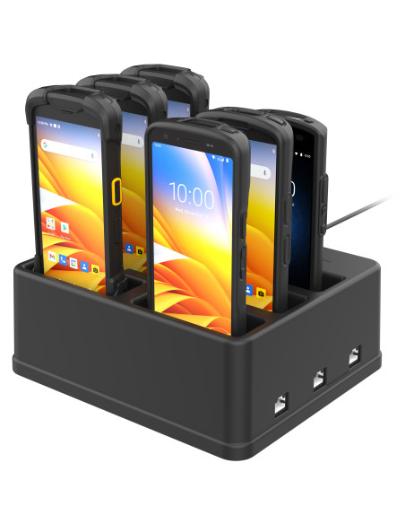 GDS® 6-Port Power + RJ45 Dock for Handhelds with IntelliSkin®