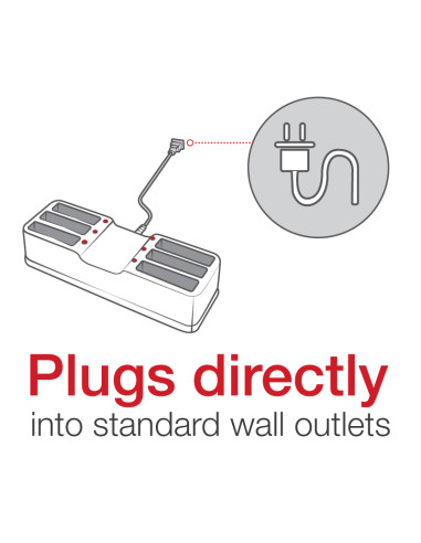 GDS® 6-Port Desktop Charger for Phones with IntelliSkin®