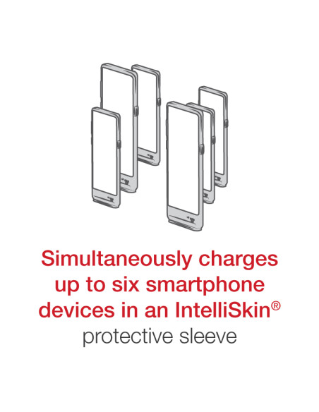 GDS® 6-Port Desktop Charger for Phones with IntelliSkin®