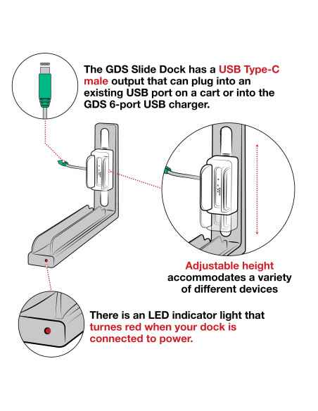GDS® Slide DockT with Power Delivery & Drill Down Base