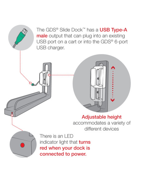 GDS® Slide DockT with Magnetic Attachment for IntelliSkin® Next Gen